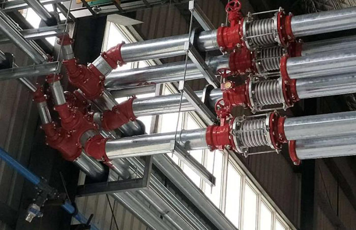 不銹鋼波紋補償器使用現場